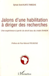 Jalons d'une habilitation à diriger des recherches vignette